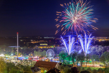 Feuerwerk in Landshut