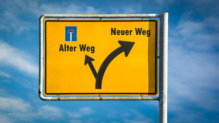 Schild 357 - Neuer Weg