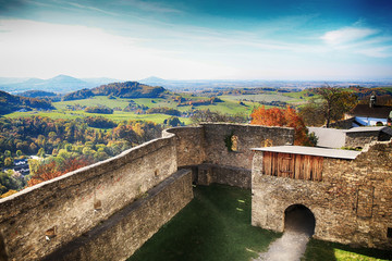 old Hukvaldy castle (czech republic)
