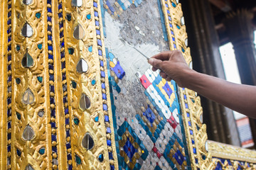 Artistic painting mural © JAKAWAN