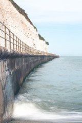 The shoreline wall 