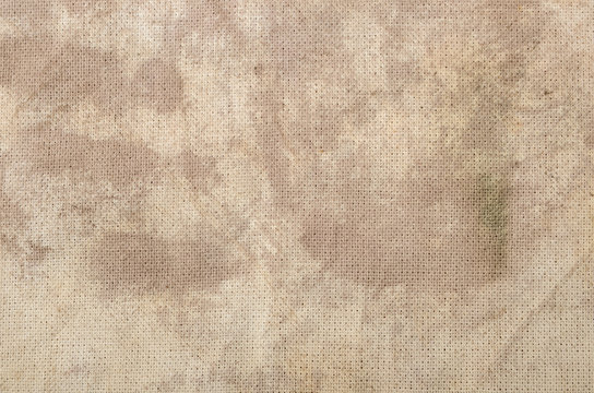 fabric texture, stained with paint
