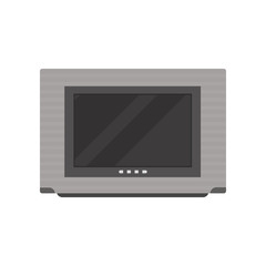 Retro TV, television receiver vector Illustration on a white background
