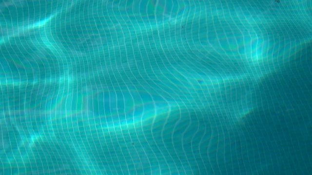 Pool Water Background Loop. Swimming pool water abstract background.