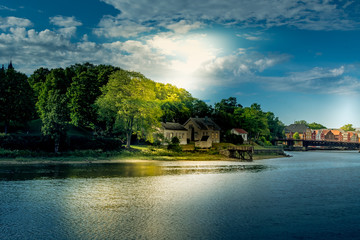Rayon de lumi&egrave;re en Norv&egrave;ge