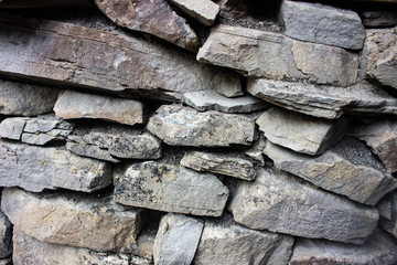 gray stone wall