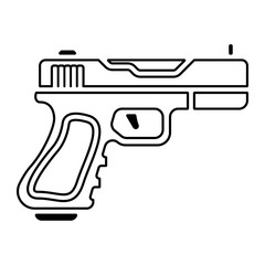 Polizei Icon - Pistole