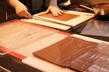 Making to sweet chocolate