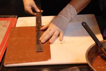 Making to sweet chocolate