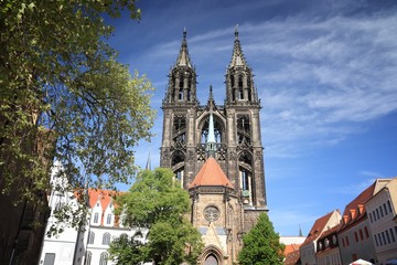 Fototapeta na wymiar Meissen Cathedral, Germany