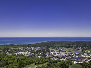 Aerial View Of The Blue Mountains, Ontario canada