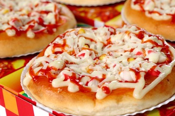 Pizza at street food