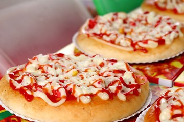 Pizza at street food