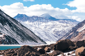 Montanha em cajon del maipo