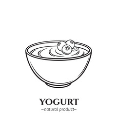 engraving yogurt icon