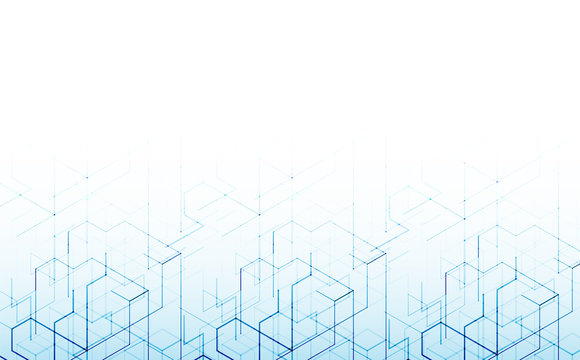 Vector illustration. Digital technology and engineering background.