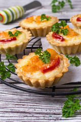 Tartlets with vegetables