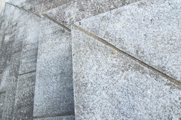 幾何学模様の石段 - Stone steps of geometric patterns