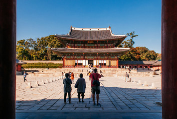 Injeongjeon hall of Changdeokgung Palace, Seoul, South Korea