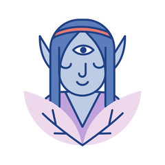 Elf Line Color Icon
