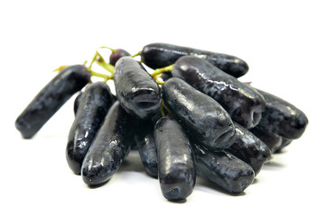 Sweet black sapphire grapes