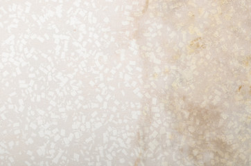 bright texture of the fabric with a spot of mold