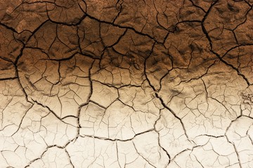 Cracked ground. Dry Earth background. Global warming concept