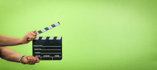 film production, Clapper , Casting, chroma key ,  director ,