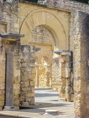 Medina Azahara. Ciudad palatina de Cordoba, Andalucia, España por Abderramán III  en Sierra Morena.