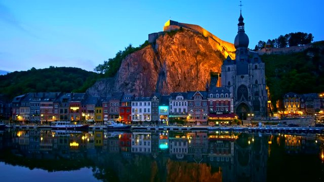View of Dinant town, Belgium