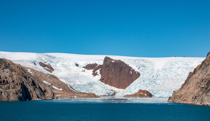 Gletscher im Prinz Christian Sund