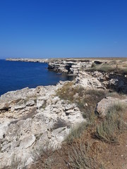 view of the Black Sea from Cape Tarkhankut in the Crimea