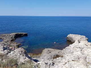 view of the Black Sea from Cape Tarkhankut in the Crimea