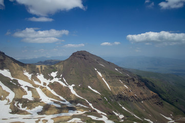 The eastern peak of Mount Aragats, Armenia
