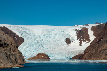 Gletscher im Prinz Christian Sund
