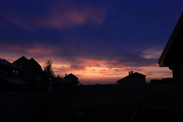 Fine sunset at all seasons of the year