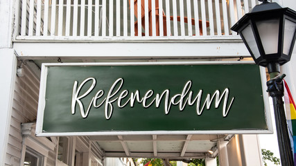 Schild 338 - Referendum