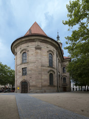 Fototapeta na wymiar Kirche in Erlangen