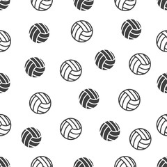 seamless pattern with volleyball