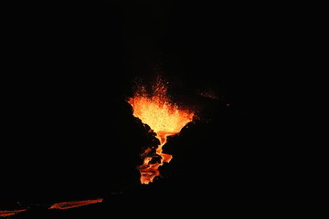 éruption volcan