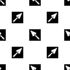 Naklejka premium Trowel Icon Seamless Pattern, Trowel