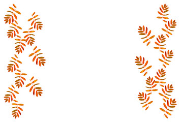 Bright colorful autumn leaves