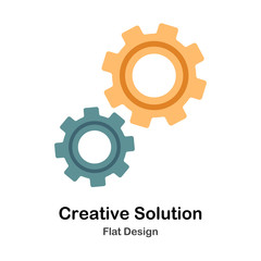 Creative Solution Flat Icon