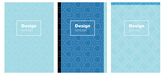 Dark BLUE vector pattern for magazines.