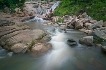 Fototapeta na wymiar Ghatkhola water fall, Purulia, West Bengal - India