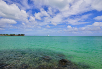 Seascape of Mauritius Island