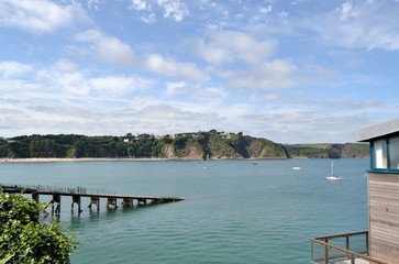 Fototapeta premium Paysage marin à Tenby
