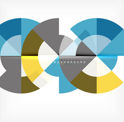 Modern circle abstract background