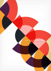 Obraz premium Modern circle abstract background