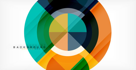 Obraz premium Wektorowy okręgu abstrakta tło